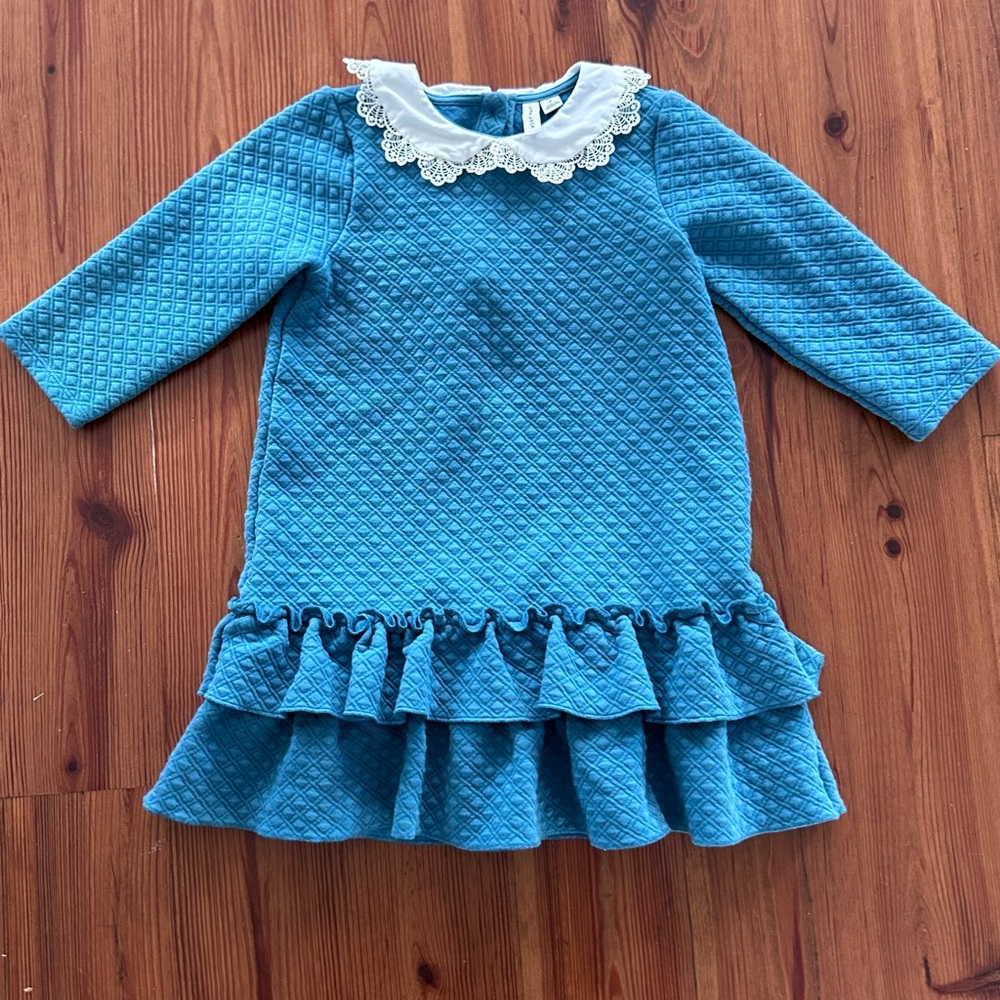 Janie and Jack Quilted Collared Dress